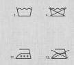 Los símbolos de lavado y planchado
